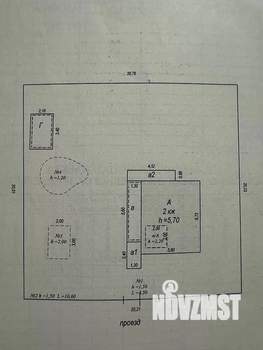 Дача 43м², 1-этажный, участок 4 сот.