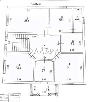 Дом 229м², 2-этажный, участок 6 сот.