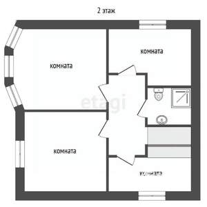Дом 110м², 2-этажный, участок 2 сот.