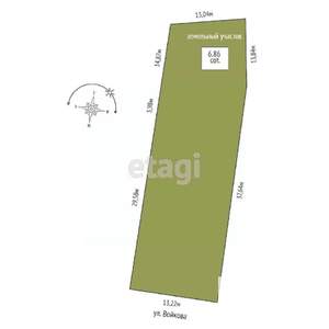 Дом 65м², 1-этажный, участок 7 сот.