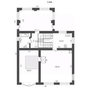 Дом 154м², 3-этажный, участок 9 сот.