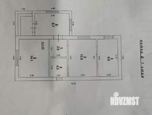 Дом 55м², 1-этажный, участок 6 сот.