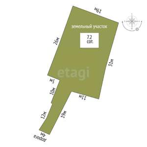 Дом 110м², 2-этажный, участок 7 сот.