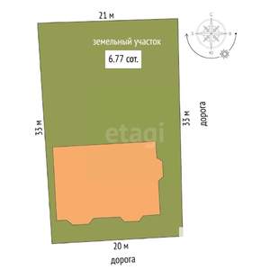 Дом 571м², 3-этажный, участок 7 сот.