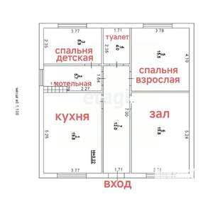 Дом 90м², 1-этажный, участок 3 сот.