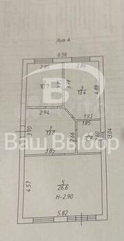 Дом 70м², 1-этажный, участок 2 сот.
