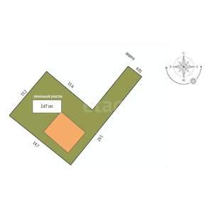 Дом 110м², 2-этажный, участок 3 сот.