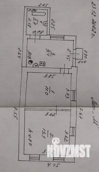 Дом 37м², 1-этажный, участок 1 сот.
