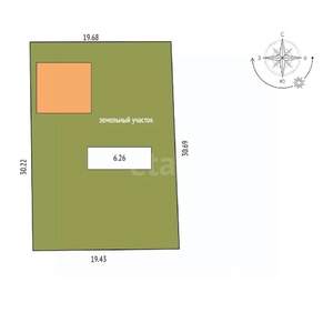 Дом 97м², 2-этажный, участок 6 сот.