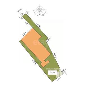 Дом 131м², 2-этажный, участок 2 сот.