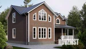 Дом 124м², 2-этажный, участок 5 сот.