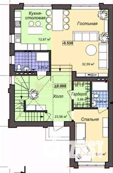 Дом 350м², 2-этажный, участок 3 сот.