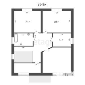 Дом 220м², 2-этажный, участок 12 сот.