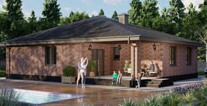 Дом 180м², 1-этажный, участок 7 сот.