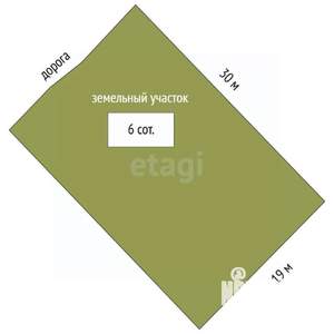 Дом 83м², 1-этажный, участок 6 сот.