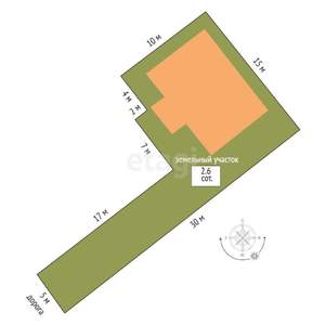 Дом 132м², 2-этажный, участок 3 сот.