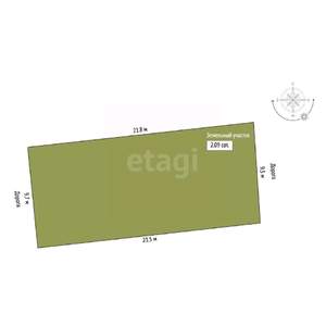 Дом 70м², 1-этажный, участок 2 сот.