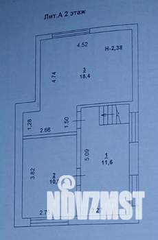 Дом 73м², 2-этажный, участок 3 сот.