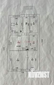 Дом 69м², 1-этажный, участок 2 сот.