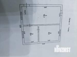 Дом 36м², 1-этажный, участок 5 сот.