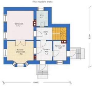 Дом 120м², 2-этажный, участок 4 сот.