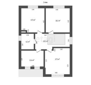 Дом 170м², 2-этажный, участок 3 сот.