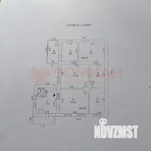 Дом 63м², 1-этажный, участок 3 сот.