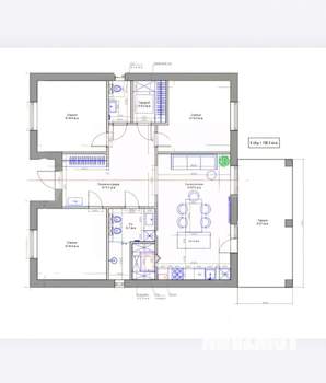 Дом 130м², 1-этажный, участок 6 сот.