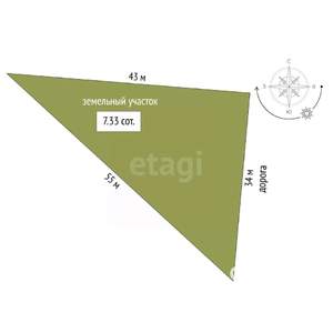 Дом 88м², 2-этажный, участок 7 сот.