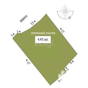 Дом 228м², 2-этажный, участок 4 сот.