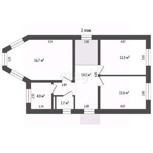 Дом 140м², 2-этажный, участок 3 сот.