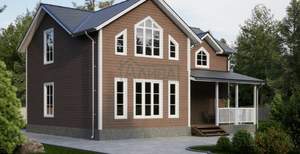 Дом 124м², 2-этажный, участок 5 сот.