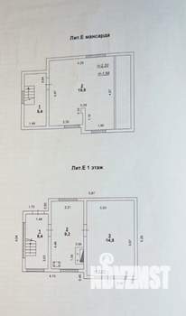 Дом 55м², 2-этажный, участок 3 сот.