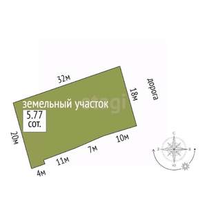 Дом 600м², 4-этажный, участок 6 сот.