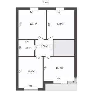 Дом 389м², 2-этажный, участок 2 сот.