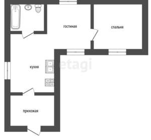 Дом 36м², 1-этажный, участок 9 сот.