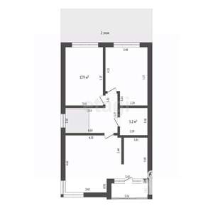 Дом 195м², 2-этажный, участок 3 сот.