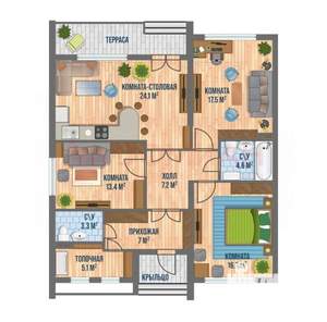 Дом 100м², 1-этажный, участок 5 сот.