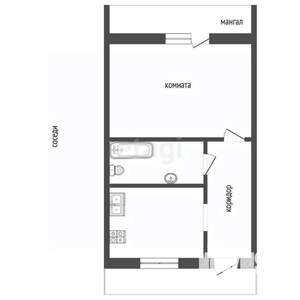 Дом 26м², 1-этажный, участок 5 сот.