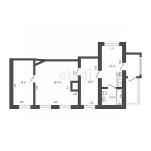 Дом 62м², 1-этажный, участок 5 сот.