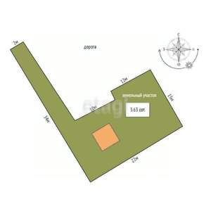 Дом 300м², 3-этажный, участок 4 сот.