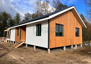 Дом 128м², 1-этажный, участок 4 сот.