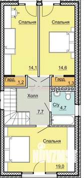 Дом 145м², 2-этажный, участок 3 сот.