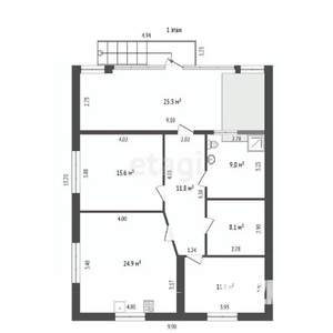 Дом 230м², 1-этажный, участок 5 сот.