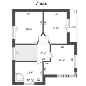 Дом 143м², 2-этажный, участок 3 сот.