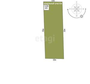 Дом 131м², 1-этажный, участок 3 сот.