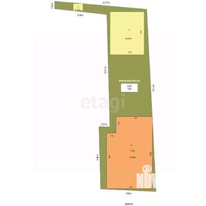 Дом 111м², 2-этажный, участок 2 сот.