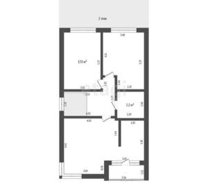 Дом 195м², 2-этажный, участок 3 сот.