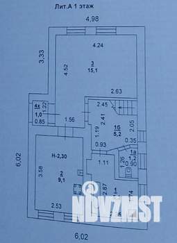 Дом 73м², 2-этажный, участок 3 сот.
