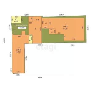 Дом 183м², 2-этажный, участок 4 сот.